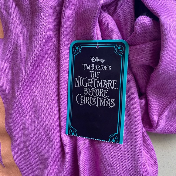 NWT Disney nightmare before Christmas sleep shirt size x large purple & black - Picture 5 of 6